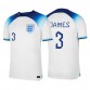 England VM 2022 Reece James 3 Hjemme Landslagsdrakt Kortermet